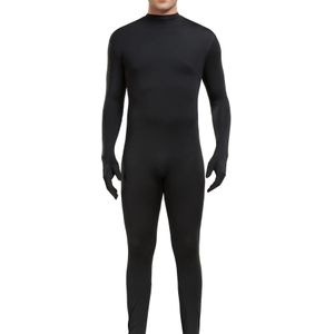 Volledige Bodysuit Unisex Volwassen Kostuum Zonder Capuchon Spandex Stretch Zentai Bodypak