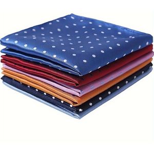 6-delige set herenzakdoeken