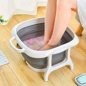 Portable Foldable Foot Soak Tub - Hypoallergenic, No Power Needed, Ideal For Adults' Foot & Nail Care
