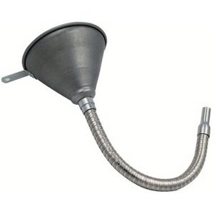 High-quality Metal Car Funnel With - Durable, For Engine Oil & Fluids, Wide Neck Design, , Power Steering Fluid
