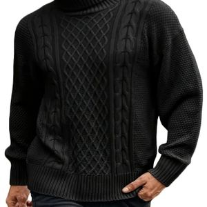 Heren Tartan Gebreide Trui met Reverskraag | Lange Mouw, Medium Stretch Stof, Ideaal voor Herfst/Winter, Dagelijks & Casual Gebruik.