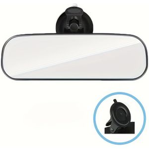 Fit Panoramische Convexe Achteruitkijkspiegel - Breedhoek Clip-On Ontwerp voor Verbeterde Zichtbaarheid van Dode Hoek, Helder Glas Materiaal, Ideaal voor Auto's, SUV's en Vrachtwagens