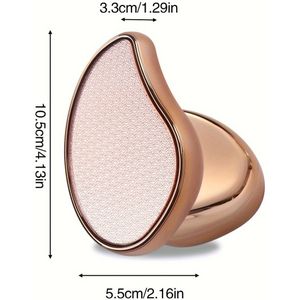 Hoge esthetische nano-glazen voetenscrubber pedicure-tool, exfoliërende eeltverwijderaar voor voeten, hielvijl voor thuis-spa schoonheidsbenodigdheden.