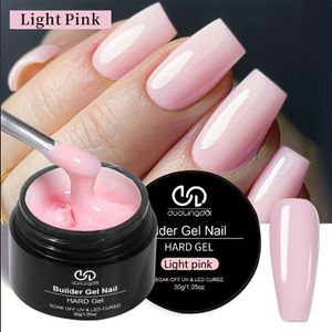 Helder Nagelgel voor Extensie, LED-Lamp Uitgehard Versterking – Beginnersvriendelijke DIY Kit met Verharding & Sculpting /LED Acryl Kunst
