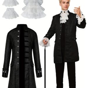 Bslingerie Victoriaanse steampunk korset voor dames, top met bloemenbrokaat, ruches aan de rand, plus size shapewear, Geel, S