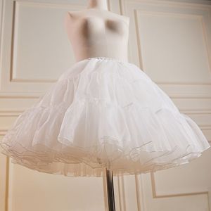 Witte Pluizige Tutu Rok - Volwassen Onderrok voor Jurken, Polyester, Sportieve Stijl, Rand Ontwerp, Perfect voor Lagen of Als Standaard Outfits