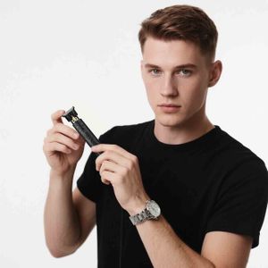 Herren elektrische tondeuse, haartrimmer en stylingtool, USB-oplaadbaar, professionele heren tondeuseset, reisvriendelijk, baard- en dagelijks scheerapparaat voor kappers