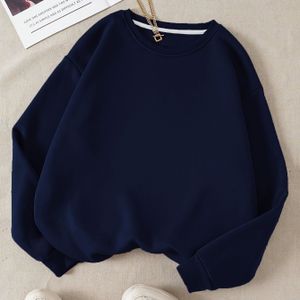 Europese En Amerikaanse Modeontwerp Versatile Sports Crewneck Sweatshirt