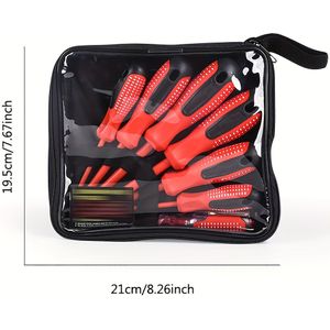 Professional Screwdriver Set, Manual Repair Tool With Flat Screwdriver Head, Suitable For Industrial Disassembly Repair Tools