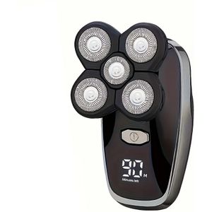 Elektrische Scheerapparaat voor Mannen, Elektrische Hoofdhaar Scheerapparaat met LED-display - Draadloze Oplaadbare Kale Hoofd Scheerapparaat voor Mannen, Cadeaus voor Mannen, Vaderdagcadeau