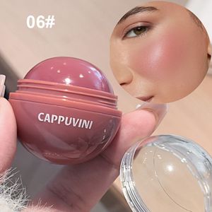 Matte Vloeibare Blush Stick, Sferische Juice Blush, Geschikt voor Lippen en Wangen, Waterproof, Rijke Kleuruitstraling, Universele Tint, Verhelderend Effect