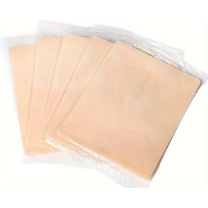 5 Stuks Lege Tattoo Oefenhuid, Dubbelzijdige Microblading Oefenhuid Voor Tatoeage, Wenkbrauwen, Lippen Tattoo Kit Tattoo Benodigdheden Voor Beginner & Ervaren Tattoo Artist