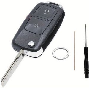 Volkswagen 2004-2008 7M3 959 753 Nieuwe 2- opvouwbare sleutelbehuizing HU66 met verwijdergereedschap