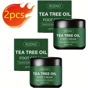 2 stuks Olie Droge en Gebarsten Hand- en Voetverzorgingscrème - Anti-Barst, Hydraterende Crème, Licht Beige, Verzachtend voor droge plekken zoals handen, hielen, , geschikt voor gebarste huid