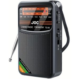 Noodzakelijke Zakkradio FM AM SW Radio Beste Ontvangst Batterijgevoede Mini Radios Draagbare Speaker Radi