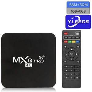 YLEEGS Android11 Smart TV Box PRO, H668 -Core CPU, 4K 2.4/5G WiFi Streaming Speler, USB-C, EU Stekker, Geen Batterij, 220-240V Voeding, Kerstcadeau