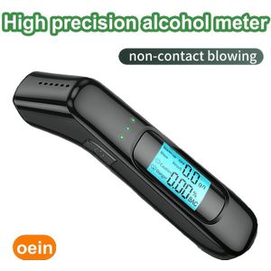 oein Hoge Precisie Draagbare Alcoholtester | USB Aangedreven, Oplaadbare Batterij, Ademtester