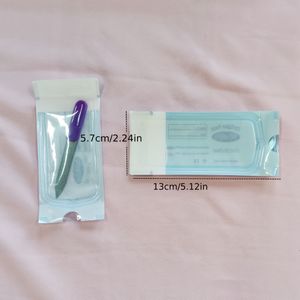 50pcs Disposable Nail & Makeup Tool Sterile Pouches - Grade Paper+film Bags For Manicure, Tattoo Tools - Odorless, No Power Needed