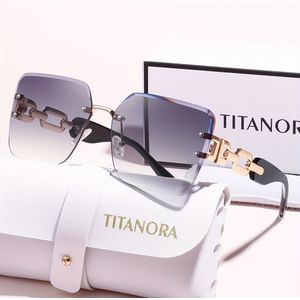 TITANORA Geometrische Frame Mode Dames Paar Decoratieve Bril, Vijf Frame, Anti-reflectie Lens, Geschikt voor, Festival