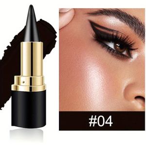 Waterdichte Set, Crème Make-up Oog Zwarte Krijt, Natuurlijke & Zwarte Kleur Liner Sticks, Langdurige Vlekvrije Oog Delineatie Gereedschappen