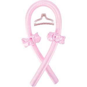 Hittevrije Krultangset - Satijn krulspaan voor 's nachts gekruld haar - Hittevrij krultang met hoofdband - Zacht en haartjesvriendelijk