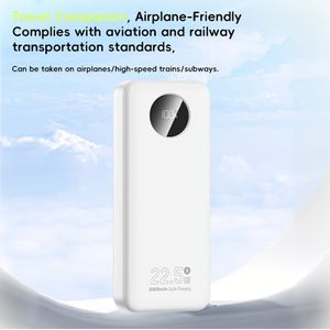 20000mah Power Bank 66w Fast Charging Portable Charger With Built In Cable Usb C Led Display Travel Battery Pack 5 Outputs & 3 For Iphone Ipad Phones Tablets Etc
