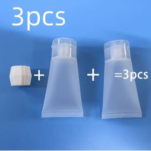 3/6 stuks plastic tandpasta tube gezichtsreinigingsadapter, adapter, handige tandpasta gezichtsreinigingsreiniging huisaccessoires, tandpasta reisgrootte
