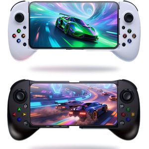 Wireless Gamepad Mobiele Telefoon Controller voor iPhone//Steam BT Gaming Joystick Uitschuifbare Spelhandgreep voor PC