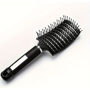 Styling Kam & Hoofdhuid Massageborstel - Ontwarrende Haar Borstel met Wijde Tanden, voor Nat/ Haar en Gevoelige Hoofdhuid, Plastic Haren - Ideaal Voor Sensitieve Scalpverzorging na het Douchen