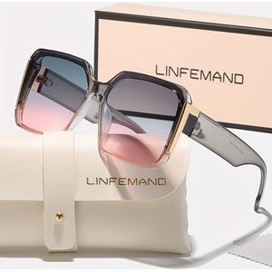 LINFEMAND Mode Montuur Decoratie Bril voor Vrouwen Elegante Brillen Set Zomer Dansfeest Vakantiegeschenk