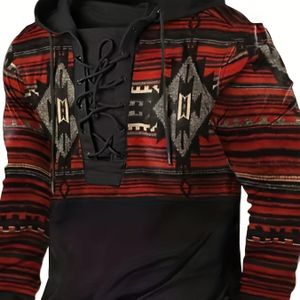 Heren 3D Pop Art Print Hoodie - Full-Zip Trui met 3D Tekst/Beelden, Wasmachinebestendig, Casual Kleding, Regular Fit Lange Mouwen Pullover voor Lagen & Dagelijkse Outfits