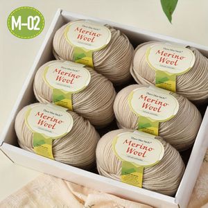 6-Pack, Prachtige Schapen Gebreide Set, Nepwollen Bundel, Warme Gebreide Vestjas, Hoogwaardig Breiset