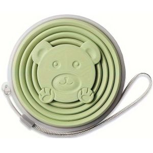 1 Stuk 180/270/320 Ml Draagbare Outdoor Camping En Reizen Opvouwbare Waterbeker, Voedselveilige Siliconen Compressiebeker Voor Tandenpoetsen, Reizen Opvouwbare Waterbeker