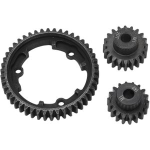 1 Set Ywbl-wh 46t Steel Main Spur Gear With M1 18t 20t Pinion, Compatible With Xo 1 E Remote Control Cars, Gear Set For Rc Ground Vehicle Performance