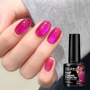 7ml Draakvrucht Magnetische Kat Oog Gel Nagellak - Holografisch Reflecterend, Alcoholvrij/LED Soak-Off, voor Salon & DIY Nagelkunst, Past op alle Nageltypen, Salonkwaliteit Gel