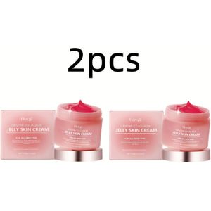 100g*2 stuks Direct verstevigend, vermindert fijne lijntjes voor een stralende, gladde en jeugdige huid – Light Beige vochtinbrengende crème met collageen