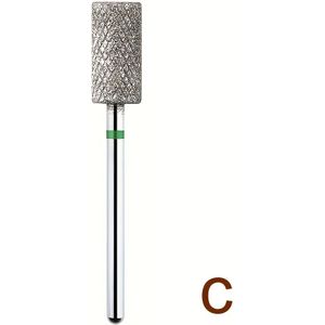 Professionele Nagelboor, 3/32" Schacht Vlakke Top Barrelvormige Elektrische Nagelvijl voor Eeltreiniger, Gels Nail Art, Acrylnagels, Manicure en Pedicuresalon Gereedschap