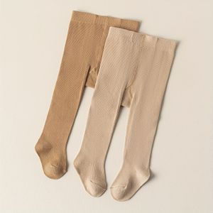 1/2/3 Paar Gewone Zachte Ademende Eenvoudige Neutrale Modieuze Schattige Jongeren'S Panty's