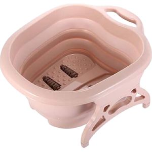 Inklapbare Draagbare Voetmassageapparaat met Diepe Rolmassage, Waterbestendige Spa Voetbad