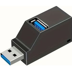 Usb 3.0 Adapter, Extender Met 3 Hoge Snelheidspoorten Voor Pc En Notebook Met U Disk Kaartlezer