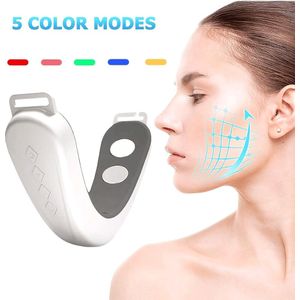 V-Vorm Gezichtsmassager, Slim Schoonheidsapparaat voor Gezichtslifting, 5 & 12 Intensiteitsniveaus, Geschikt voor Reizen en Thuisgebruik, Gereedschap voor Vrouwen, Ideaal als Vakantiecadeau