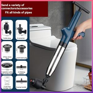 Latest Hot Selling Convenient And Applicable Pipe Unclogger Toilet, Stainless Steel Household Drainage Pipe Unclogger Toilet