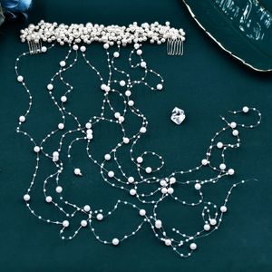 Één modieuze haaraccessoire kwast prinsessenhoofddeksel bruidskam geschikt voor dagelijks gebruik door dames, cadeaukeuze HP600