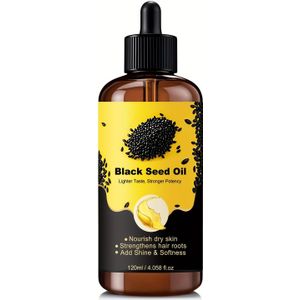 Zwarte Zaadolie - Helpt Lichtbeige te Blijven, Haar en Nagels Zacht en Gehydrateerd, DIY Lichtbeige Verzorging & Haarverzorging