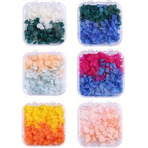 6 Eeuwige Bloem Nagelkunst Decals 3D Kleurrijke Gedroogde Hortensia Decoraties Zomerbloesem Manicure Benodigdheden