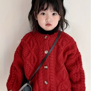 Unisex Vintage Gebreide Kabeltrui Vest voor Mannen en Vrouwen