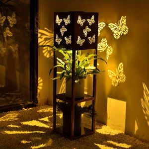 Outdoor Lantern Solar Garden Lantern Landscape Lantern Houseflower Flower Shelf Decoration Lights Outdoor Lights Light Atmosphere Light Plant Lights
