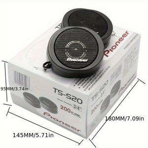 TS-S20 Hoogvermogen Component Dome Tweeter Hoge Toonhoogte Luidspreker Gemodificeerde Speakers Auto-accessoires 1 Paar Max. 200W