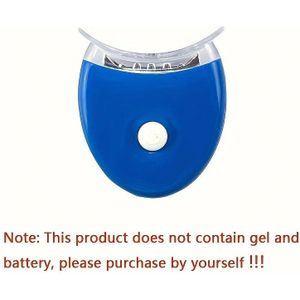 1 stuk LED Tandenlamp met /Blauwe Technologie - Apparaat, Geen Gel & Inbegrepen (2032 Batterij & Gel Nodig) - Snelle Resultaten voor Gevoelige Tanden & Tandvlees, Gebitsverzorging