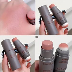 MYHO Double-Ended Blush Stick: Rood en roze tinten voor alle huidtinten, lichte en licht waterbestendig